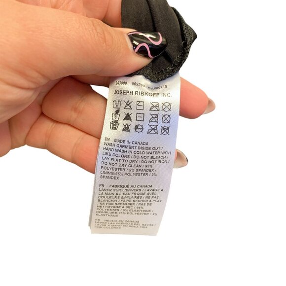 Joseph Ribkoff Green Multicolor Abstract Long Sleeve Maxi Dress 18 - Picture 6 of 6